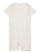 Lindex Pyjamas Romper Sheep Bf Vit