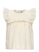 Kids Only Kmgmargot Life S/L Embroidery Top Wvn Vit