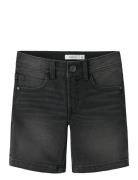 Name It Nkmsilas Slim L Dnm Shorts 3339-Is Tb Grå