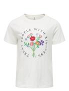 Kids Only Kogemma Life Reg S/S Flower Top Jrs Noos Vit