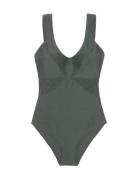 Dorina Saint Tropez Shaping Swimsuit Khaki Green