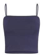 Gina Tricot Spaghetti Strap Singlet Marinblå