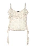 Gina Tricot Frill Singlet Multi/patterned