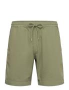 Mads Nørgaard Dyed Canvas Beach Shorts Khaki Green