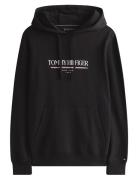 Tommy Hilfiger Brand Love Hilfiger Hoodie Svart