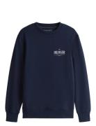 Tommy Hilfiger Hilfiger Stacked Sweatshirts Marinblå