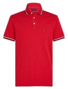 Tommy Hilfiger Tipped Slim Fit Seasonal Polo Röd