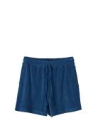 Lexington Clothing Organic Cotton Terry Shorts Marinblå