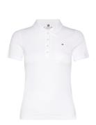 Tommy Hilfiger 1985 Slim Pique Polo Ss Vit