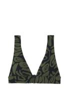 Etam Pipa - Wireless Triangle Bra Swimsuit Khaki Green
