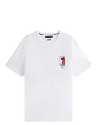 Tommy Hilfiger Palm Tree Label Tee Vit