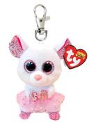 TY Nina - White Ballerina Mouse Clip Multi/patterned