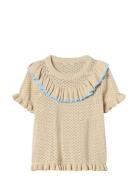 Fliink Emmy Ss Blouse Beige