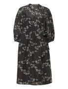 Second Female Davida Wrap Dress Svart