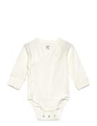 Lindex Omlottbody I Pointelle Vit