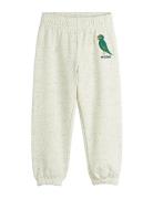 Mini Rodini Bird Emb Neps Sweatpants Kräm