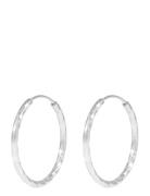 SNÖ Of Sweden H Y Sparkling Ring Ear 25Mm Silver