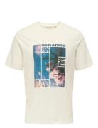 ONLY & SONS Onsmagdy Life Reg Photoprint Ss Tee Kräm