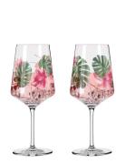 Ritzenhoff Sommers Tt Wineglass 2-Pack Multi/patterned
