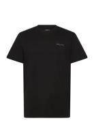 Tommy Jeans Tjm Slim Linear Chest Tee Ext Svart