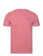 Polo Ralph Lauren Custom Slim Fit Jersey Crewneck T-Shirt Rosa