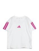 Adidas Sportswear Jg 3S Tee 160 Vit