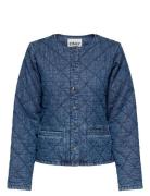 ONLY Onlrosa L/S Quilt Dnm Jacket Akm Blå