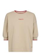MOS MOSH Mmdarin 3/4 Sleeve Sweatshirt Beige