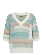 MOS MOSH Mmdaya Ss Patch Knit Multi/patterned