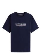 Tommy Hilfiger Brand Love Hilfiger Tee Marinblå
