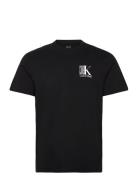 Calvin Klein Ss 30S Eu Sp Ck Abstract Graphic Svart