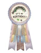 Mimi & Lula Rosette Badge - Birthday Unicorn Multi/patterned