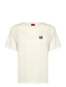 HUGO Nikka_T-Shirt Kräm