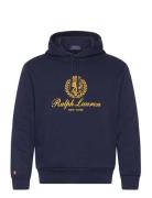 Polo Ralph Lauren Fleece Graphic Hoodie Marinblå