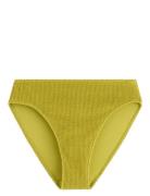 Lindex Brief Bikini High Hanna Crepe Grön