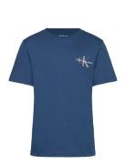 Calvin Klein Chest Monogram T-Shirt Marinblå