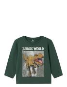 Name It Nmmjewel Jurassic Nreg Ls Top Noos Sky Grön