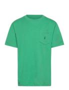 Ralph Lauren Kids Cotton Jersey Pocket Tee Grön