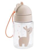D By Deer Straw Bottle Celebration Sand 280 Ml Beige