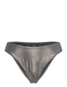 Weekday Scooped Glitter Bikini Underdelar Silver