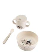 D By Deer Foodie First Meal Set Suction Tiny Farm Sand Multi/patterned