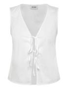 Weekday Fitted Vest Top Vit