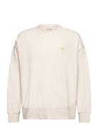 Calvin Klein Jeans Premium Terry Monogram Cn Sweats Vit