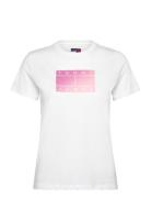 Tommy Jeans Tjw Reg Gradient Flag Ss Vit