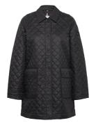 Tommy Hilfiger Padded Nylon Reg Quilted Coat Svart