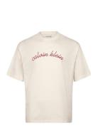 Calvin Klein Jeans Ss Center Chain Stitch 16S Rlxd Vit