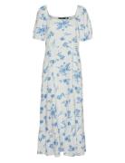Vero Moda Vmmymilo Ss 7/8 Dress Wvn Ga Vit