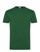 GANT Contrast Logo Ss T-Shirt Grön