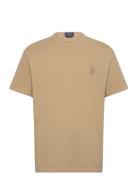 Polo Ralph Lauren Classic Fit Big Pony Jersey T-Shirt Beige