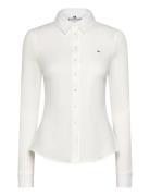 Tommy Hilfiger 1985 Slim Pique Btn Down Ls Vit
